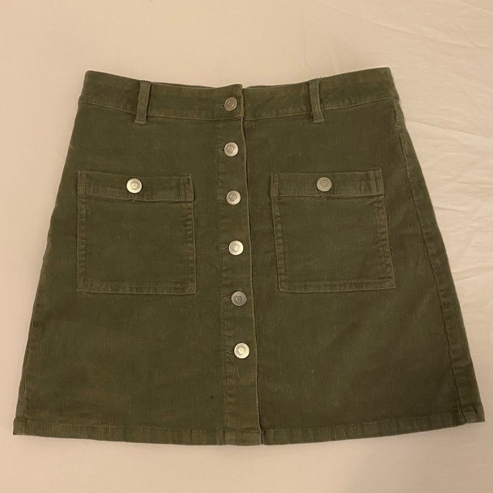Olive Green Skirt
